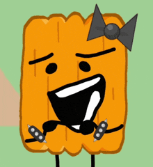a cartoon character with a bow and spikes on its arms