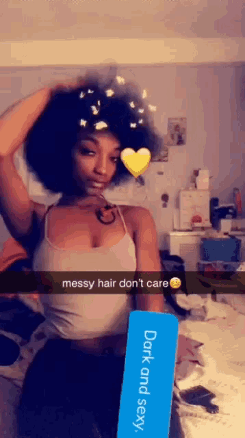 How messy hair can be sexy