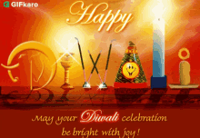 Happy Diwali Gifkaro GIF - Happy Diwali Gifkaro May Your Diwali Celebration Be Bright With Joy GIFs