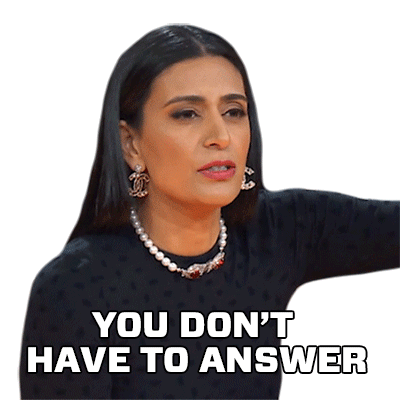 You Dont Have To Answer Manjit Minhas Sticker - You Dont Have To Answer Manjit Minhas Dragons Den Stickers