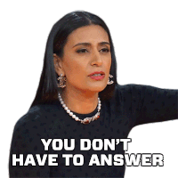 You Dont Have To Answer Manjit Minhas Sticker - You Dont Have To Answer Manjit Minhas Dragons Den Stickers