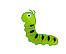 caterpillar bug insect standing up cute