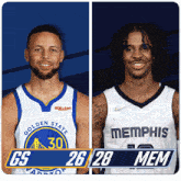 Golden State Warriors (26) Vs. Memphis Grizzlies (28) First-second Period Break GIF - Nba Basketball Nba 2021 GIFs