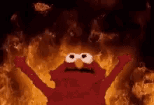 Roast Hell GIF - Roast Hell Elmo GIFs