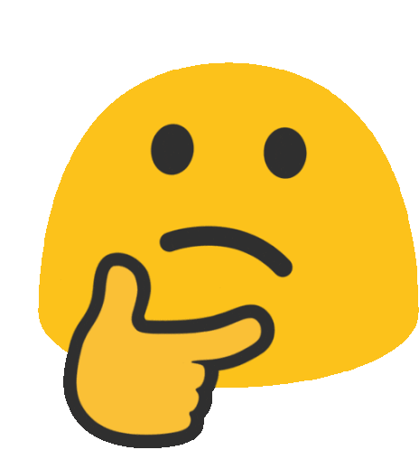 Thinking Emoji Sticker - The Blobs Live On Thinking Hmm Stickers