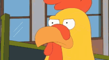 peter chicken fight annoyed