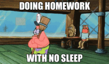Homework No Sleep GIF - Homework No Sleep Tired GIFs