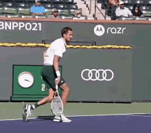 Daniil Medvedev Racquet Smash GIF - Daniil Medvedev Racquet Smash Tennis Racket GIFs