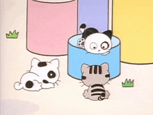 Tama And Friends Cats GIF - Tama And Friends Cats Playing GIFs