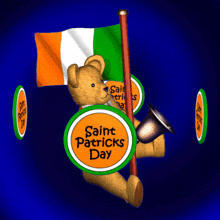Saint Patrick'S Day St Patrick'S Day GIF - Saint Patrick'S Day St Patrick'S Day Irish Flag GIFs