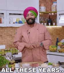 Chef Harpal All These Years GIF - Chef Harpal All These Years Singh Sokhi GIFs
