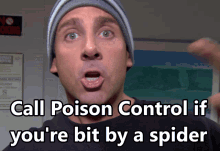 michael scott spider call poison