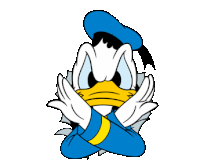 Donald Duck No Sticker - Donald Duck No Nah Stickers