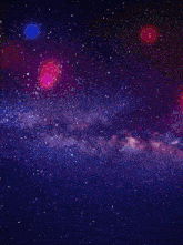 a neon sign that says welcome on a galaxy background
