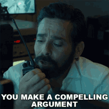 You Make A Compelling Argument Simon Hardwick GIF - You Make A Compelling Argument Simon Hardwick Blood And Treasure GIFs