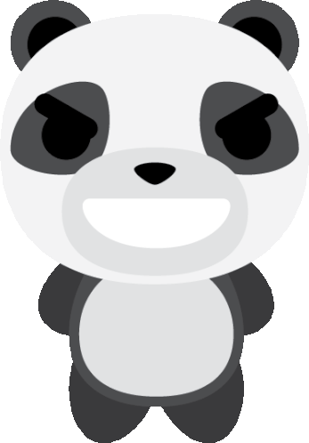 Bad Panda Bad Sticker - Bad Panda Bad Stickers