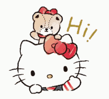 Hello Kitty Hi GIF - Hello Kitty Hi Wave GIFs