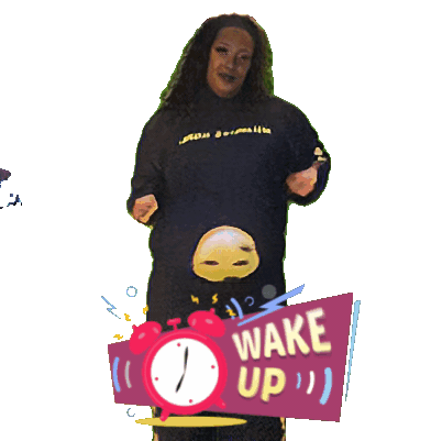 Wake Up Sticker - Wake Up Wakeup Stickers