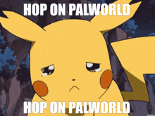 Hoponpalworld Pikachu GIF - Hoponpalworld Palworld Pikachu GIFs