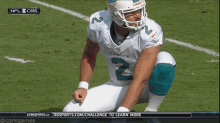 nfl miami dolphins ouch american football not paying attention