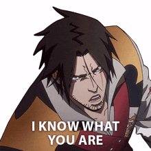 i know what you are trevor belmont richard armitage castlevania i know who you are