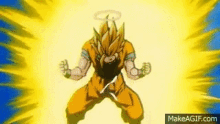 Goku Super Saiyan GIF - Goku Super Saiyan Power Up GIFs