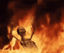 Skeletonburning GIF - Skeletonburning GIFs