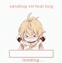 Cute Virtual Hug GIF - Cute Virtual Hug Chibi GIFs