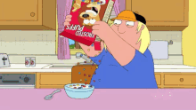 Chris Eating Cereal - Family Guy GIF