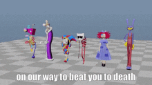 The Amazing Digital Circus Beat You Up GIF - The Amazing Digital Circus Beat You Up Walking GIFs