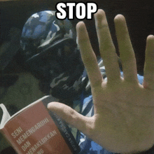 Stop Book GIF