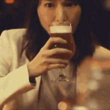 Yui Aragaki Drinking GIF - Yui Aragaki Drinking Beer GIFs