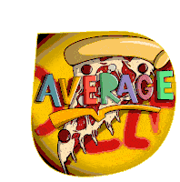 Prettyaverage Pizza Sticker - Prettyaverage Pizza Stickers