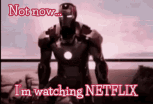 Iron Man Netflix GIF - Iron Man Netflix Me Time GIFs