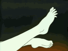 脚趾 脚指 动画 GIF