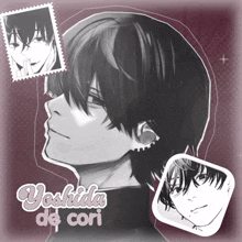 a picture of a boy with the name yoshida de cori