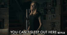 You Cant Sleep Out Here Laura Linney GIF - You Cant Sleep Out Here Laura Linney Wendy Byrde GIFs