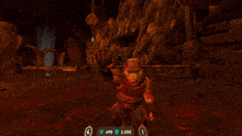 a screenshot of a video game with a dragon holding a sword