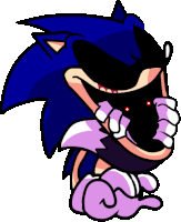 Sonic Exe Up Pose Sticker - Sonic Exe Up Pose God Feast Fnf Stickers