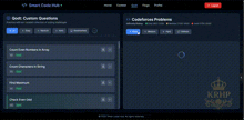 a screenshot of a smart code hub dashboard