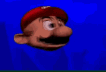 Mario Head Mario Teaches Typing GIF - Mario Head Mario Teaches Typing Marios Wet World Challenge GIFs
