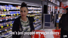 Shes Just Popped My Vegan Cherry First Time GIF - Shes Just Popped My Vegan Cherry First Time Vegan GIFs