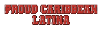 Caribbean Latina Sticker