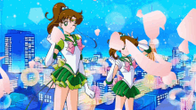 Sailor Moon Sailor Jupiter GIF - Sailor Moon Sailor Jupiter Parallel GIFs