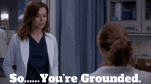 Greys Anatomy Amelia Shepherd GIF - Greys Anatomy Amelia Shepherd So Youre Grounded GIFs