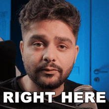 Right Here Ignace Aleya GIF - Right Here Ignace Aleya In This Spot GIFs