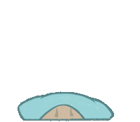 a cartoon cat is wearing a blue hoodie and raising its hand .