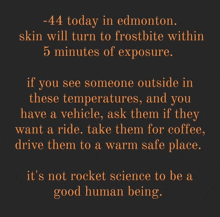 -44 Today In Edmonton Skin Will Turn To Frostbite Within 5 Minutes Of Exposure GIF