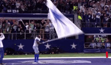 Flag Wave GIF - Flag Wave Dallas Cowboys GIFs