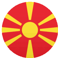 Macedonia Flags Sticker - Macedonia Flags Joypixels Stickers